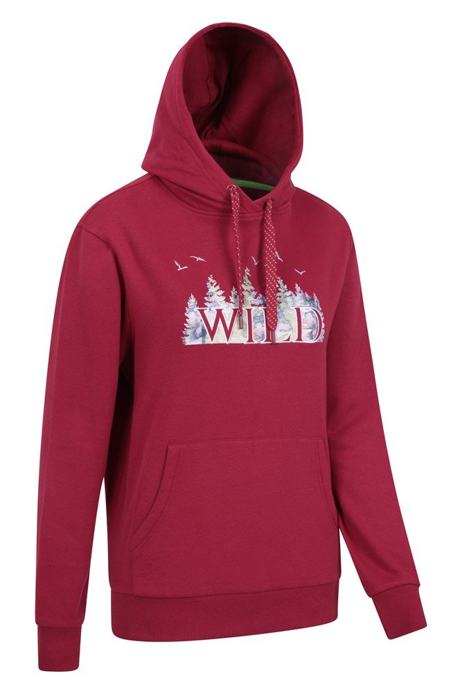 Wild Printed Womens Hoodie