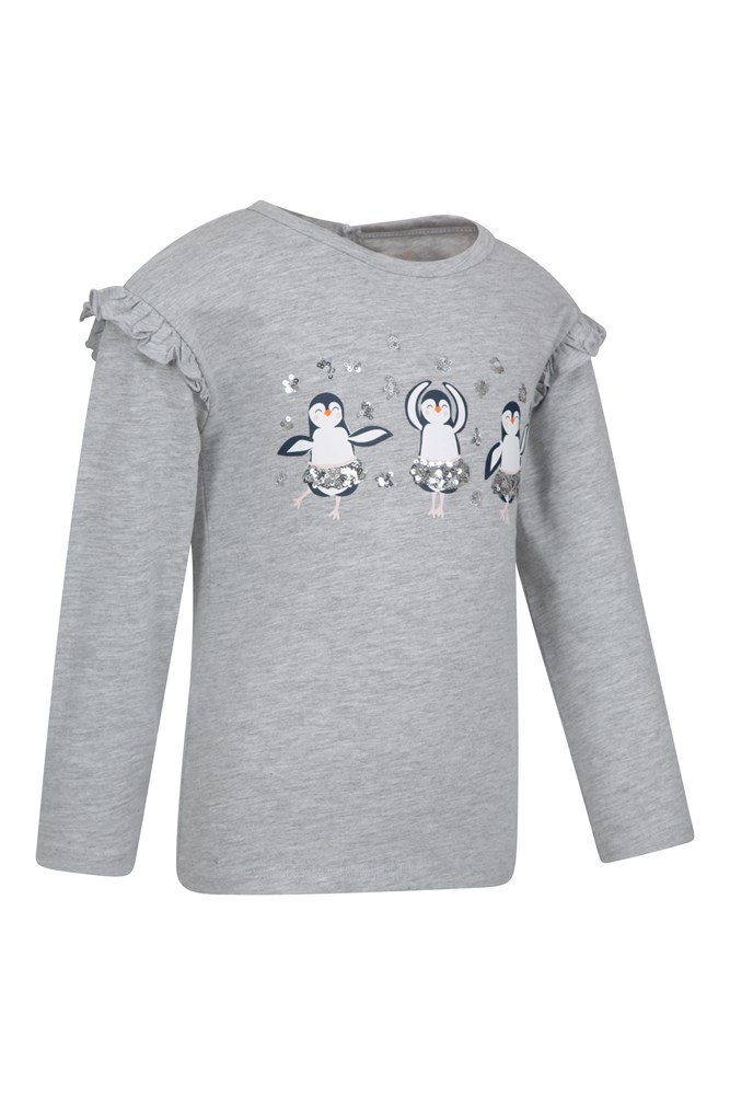 Kids Dancing Penguins Organic Tee
