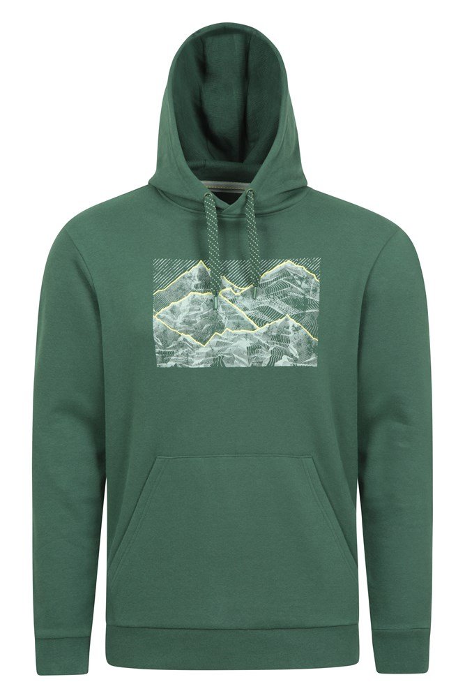 Contour Mens Printed Hoodie