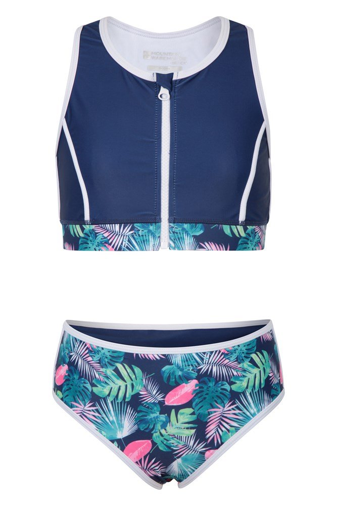 Sporty Kids Printed Tankini Set