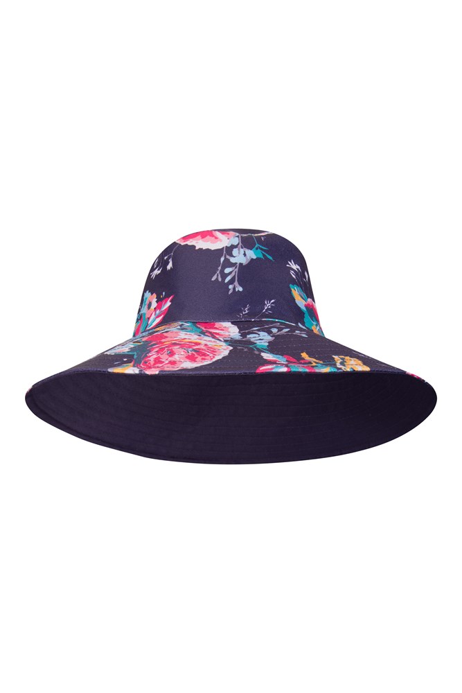 Reversible Printed Womens Brim Hat
