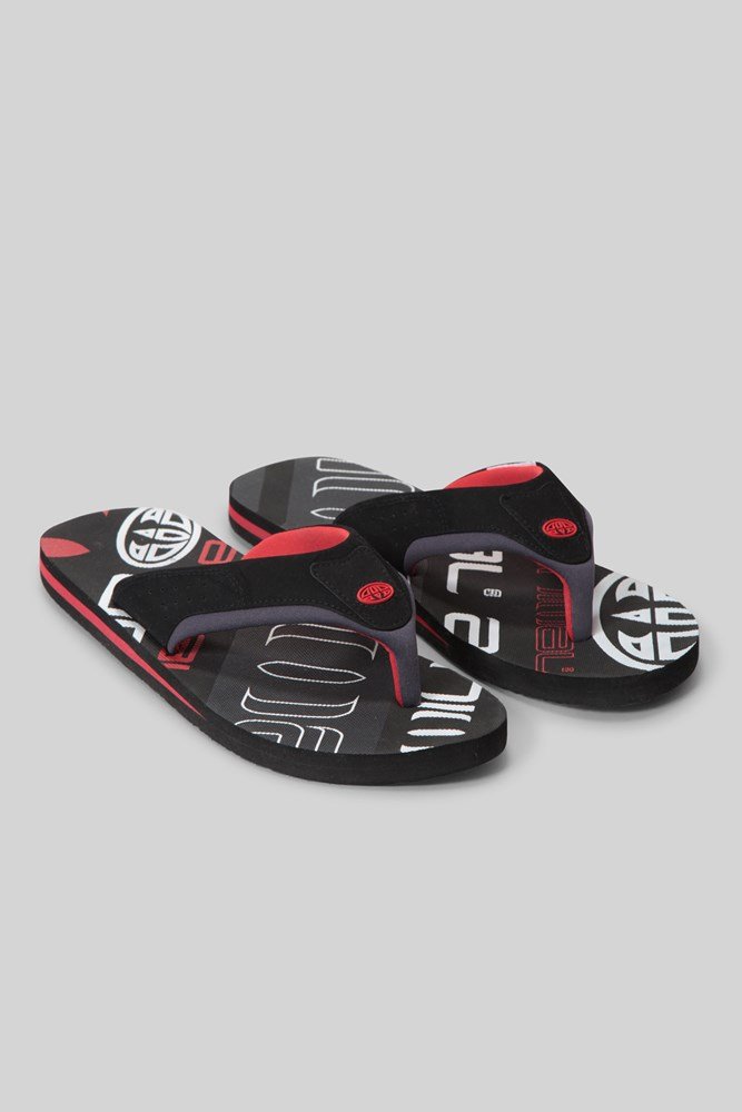 Animal Jekyl Mens AOP Flip Flops