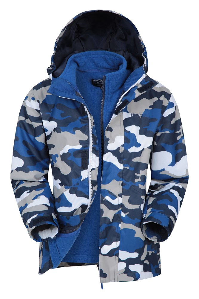 Atom Printed Waterproof 3-in-1 Kids Jacket