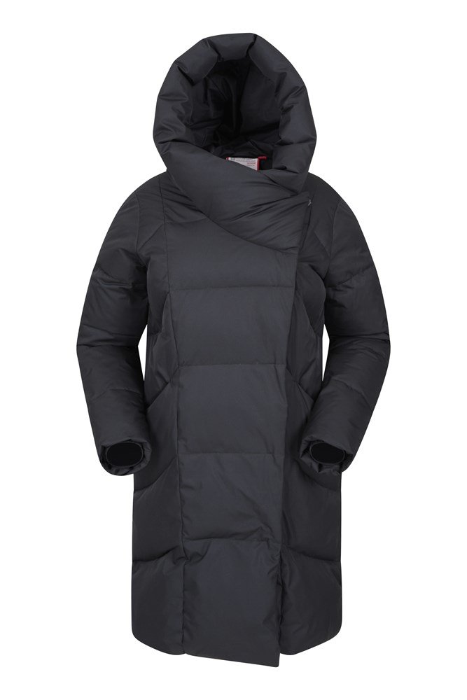 Cosy Wrap Womens Long Down Jacket