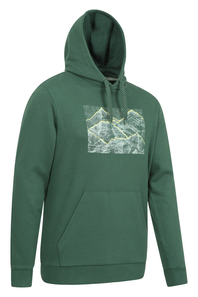 Contour Mens Printed Hoodie