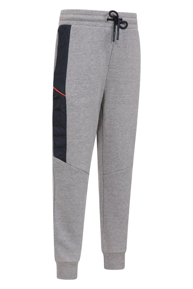 Kids Woven Panelled Tracksuit Bottoms
