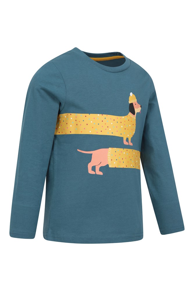 Sausage Dog Kids Organic T-shirt