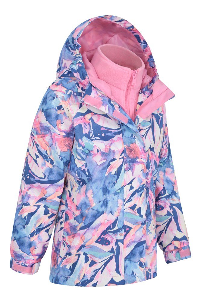 Aries Printed Waterproof Kids 3-in-1 Jacket