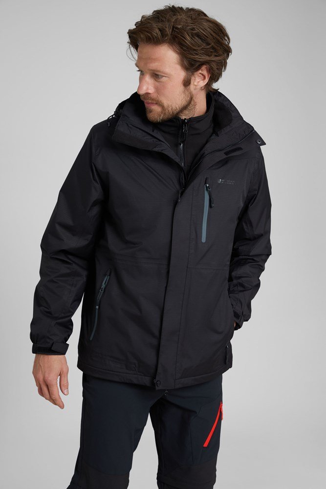 Bracken Extreme 3 in 1 Mens Waterproof Jacket