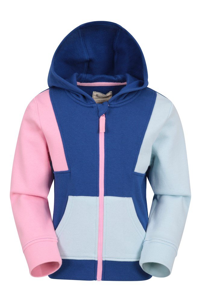 Kids Colour Block Hoodie