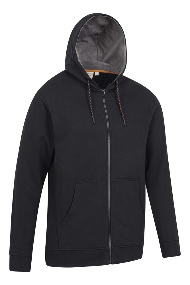 Keyne Mens Organic Full Zip Hoodie