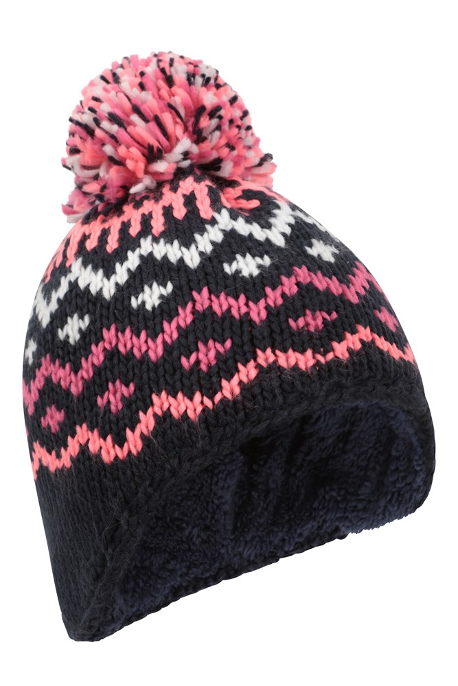 Kids Fair Isle Trapper Hat