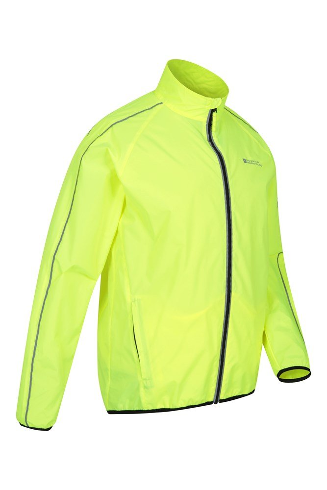 Force Mens Reflective Water-Resistant Running Jacket