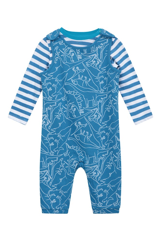 Baby Long Sleeve Dungaree Set