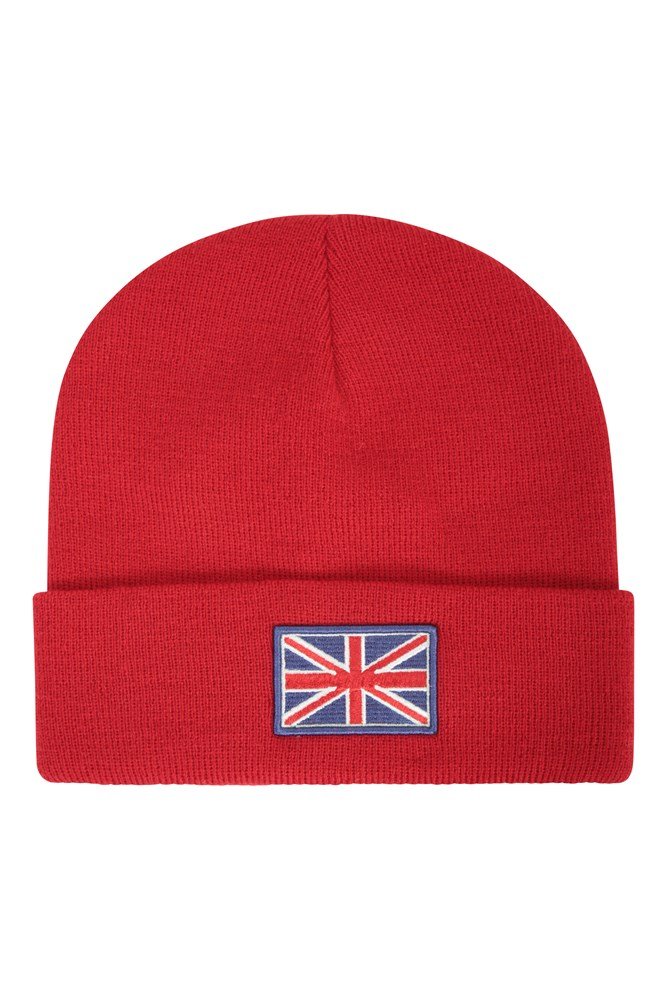UK Flag Mens Beanie