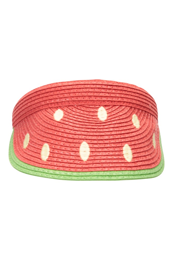 Kids Strawberry Woven Visor