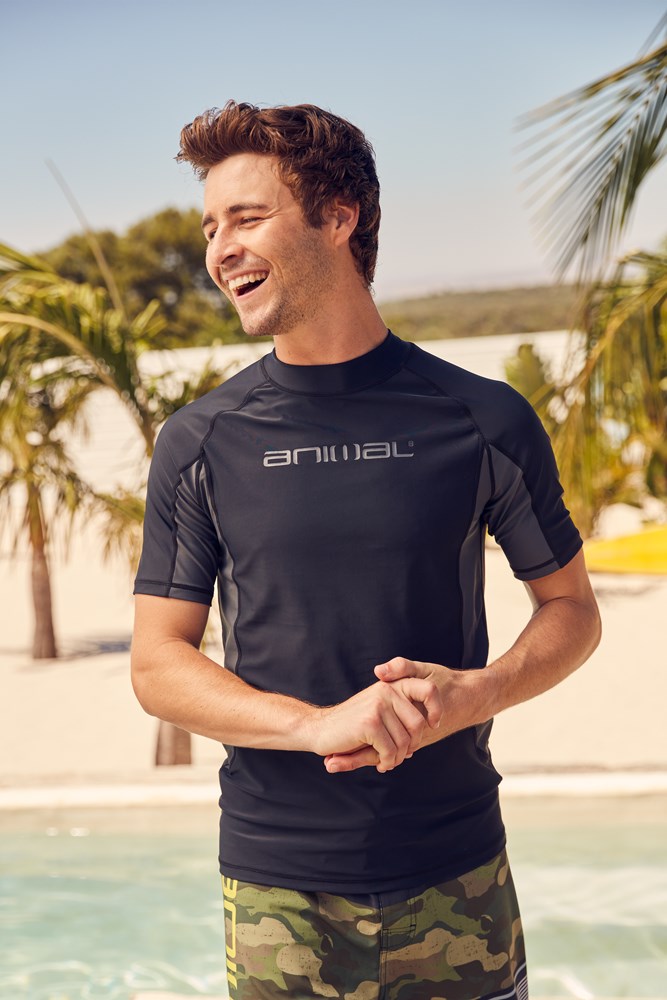 Animal Kai Mens Recycled Rash Vest