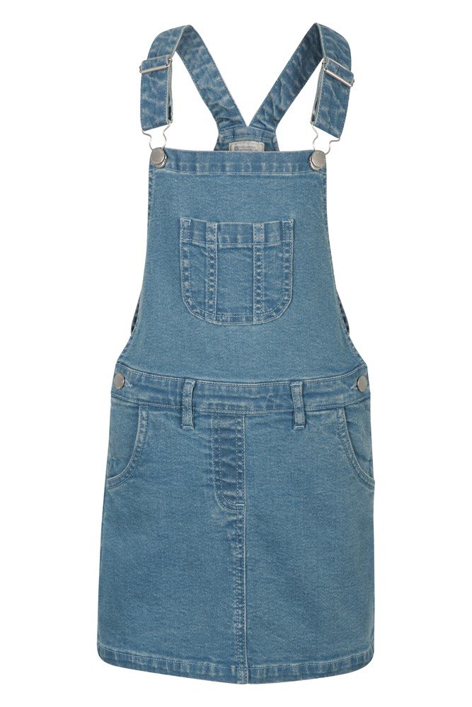 Kids Denim Dungaree Dress