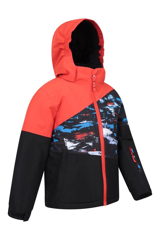 Peak Printed Kids Ski Jacket