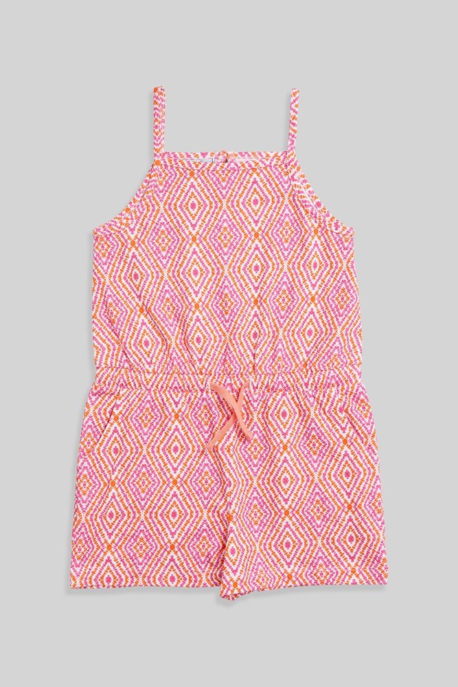 Animal Rosa Kids Organic Playsuit