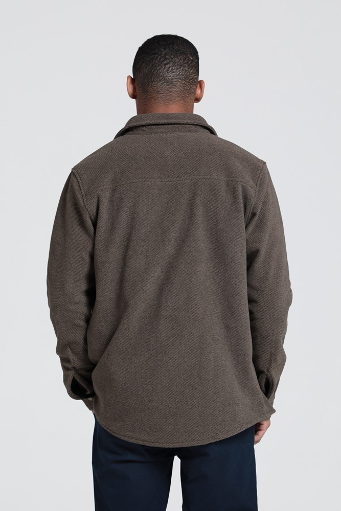 Dresden Mens Twill Fleece Shirt