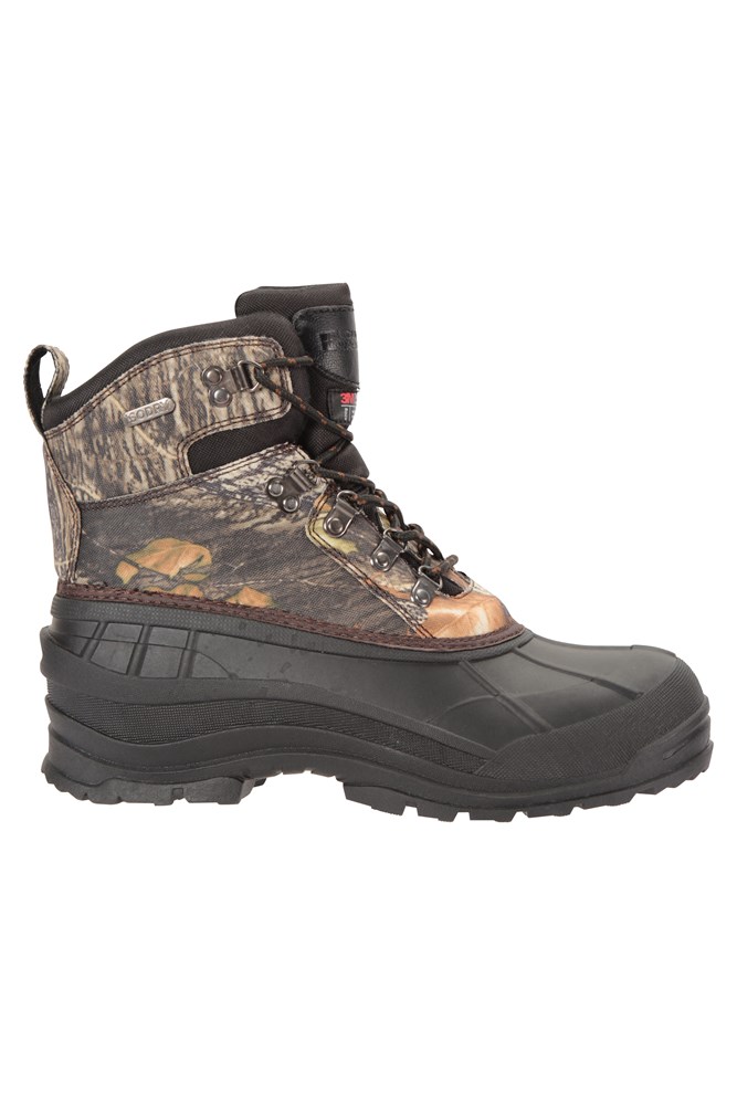 Woodland Camo Mens Snowboots