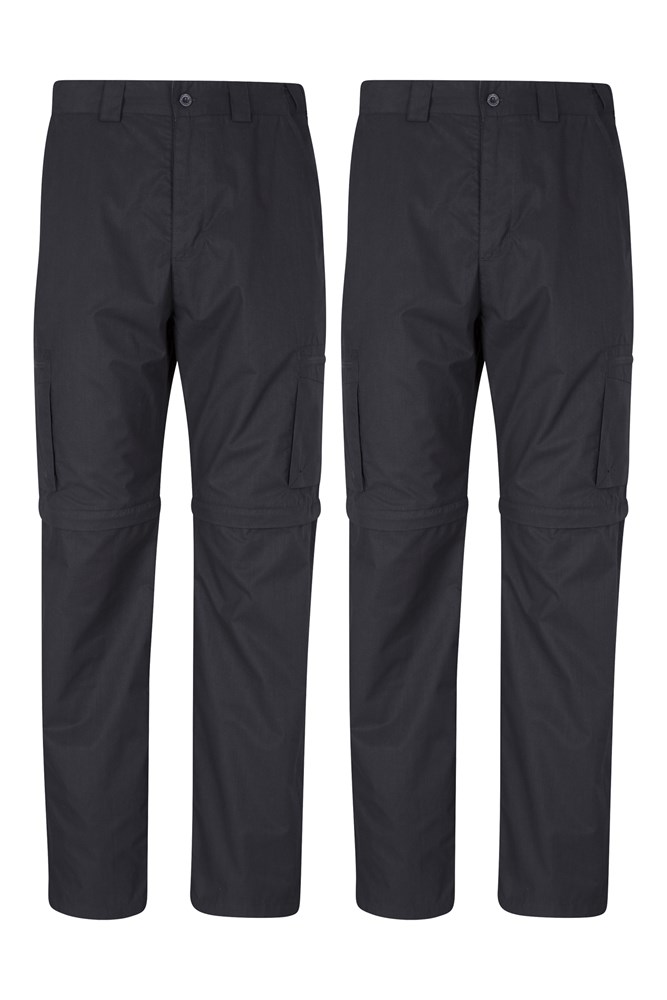 Trek II Mens Convertible Trousers Multipack