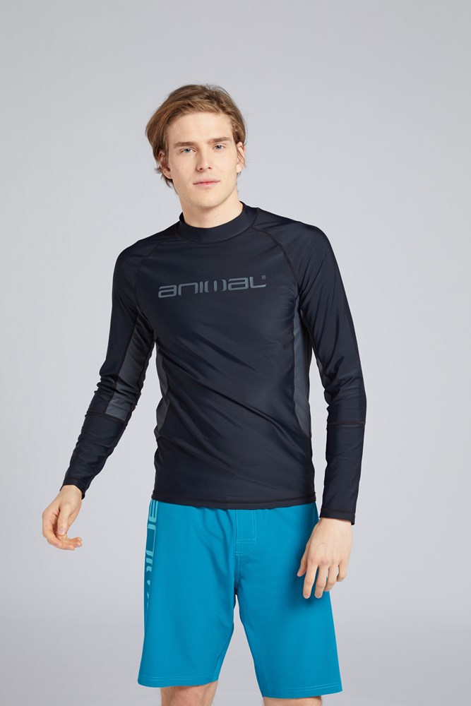 Animal Sonny Mens Recycled Rash Vest