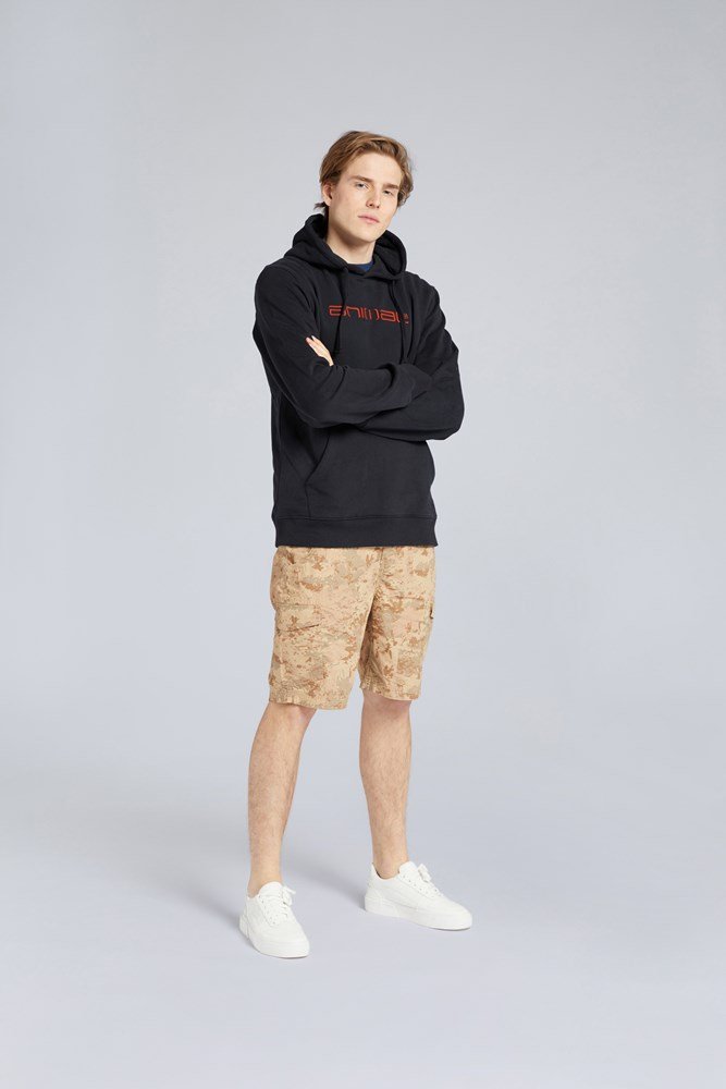 Animal Driver Mens Organic Hoodie