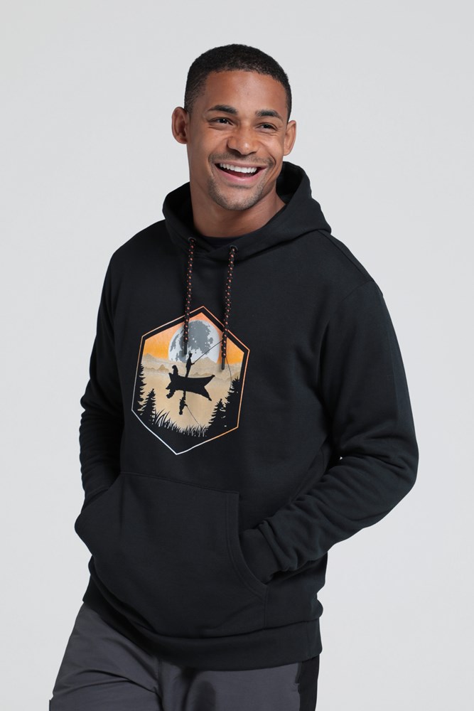 Lake Reflection Mens Hoodie
