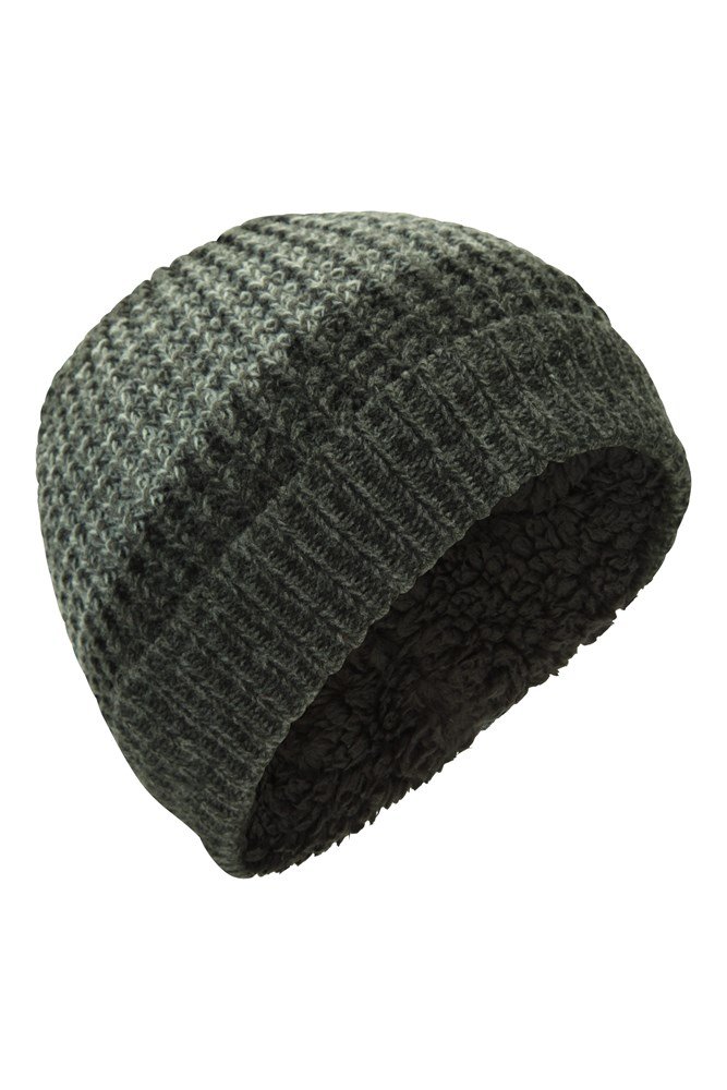 Two-Tone Melange Mens Beanie