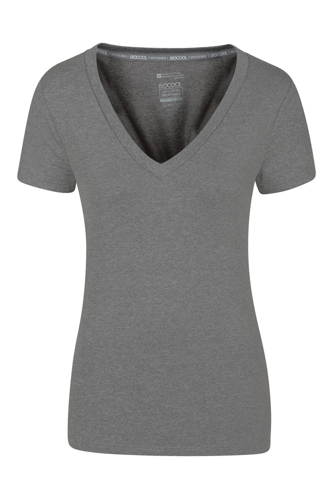 Vitality V Neck Womens Tee