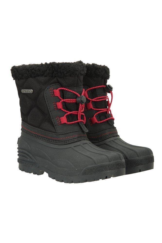 Arctic Kids Trim Waterproof Snow Boots