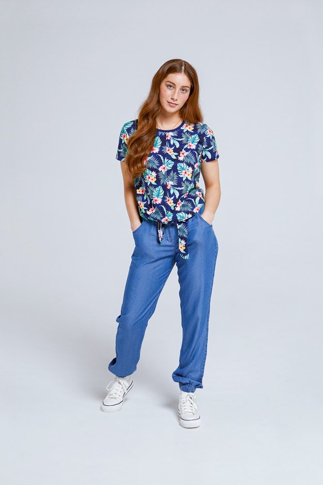 Animal Lexi Womens Tie-Up T-shirt