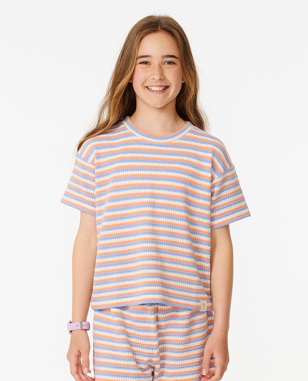 Sun Stripe Knit Tee - Girls (8-14 years)
