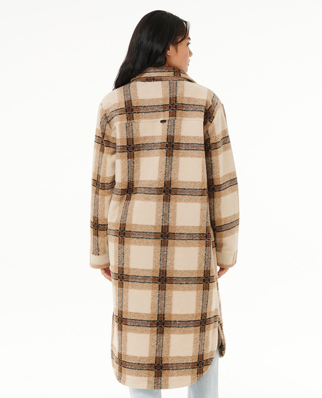 Long Line Check Jacket
