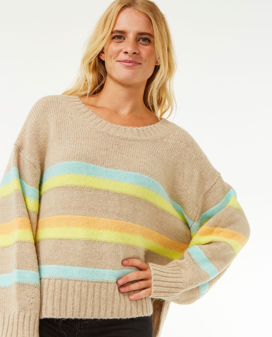 Sea Of Dreams Striped Sweater