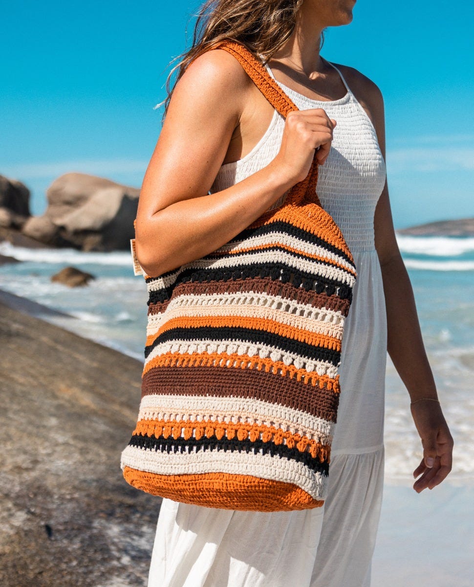 Ellis Crochet 37L Tote Bag