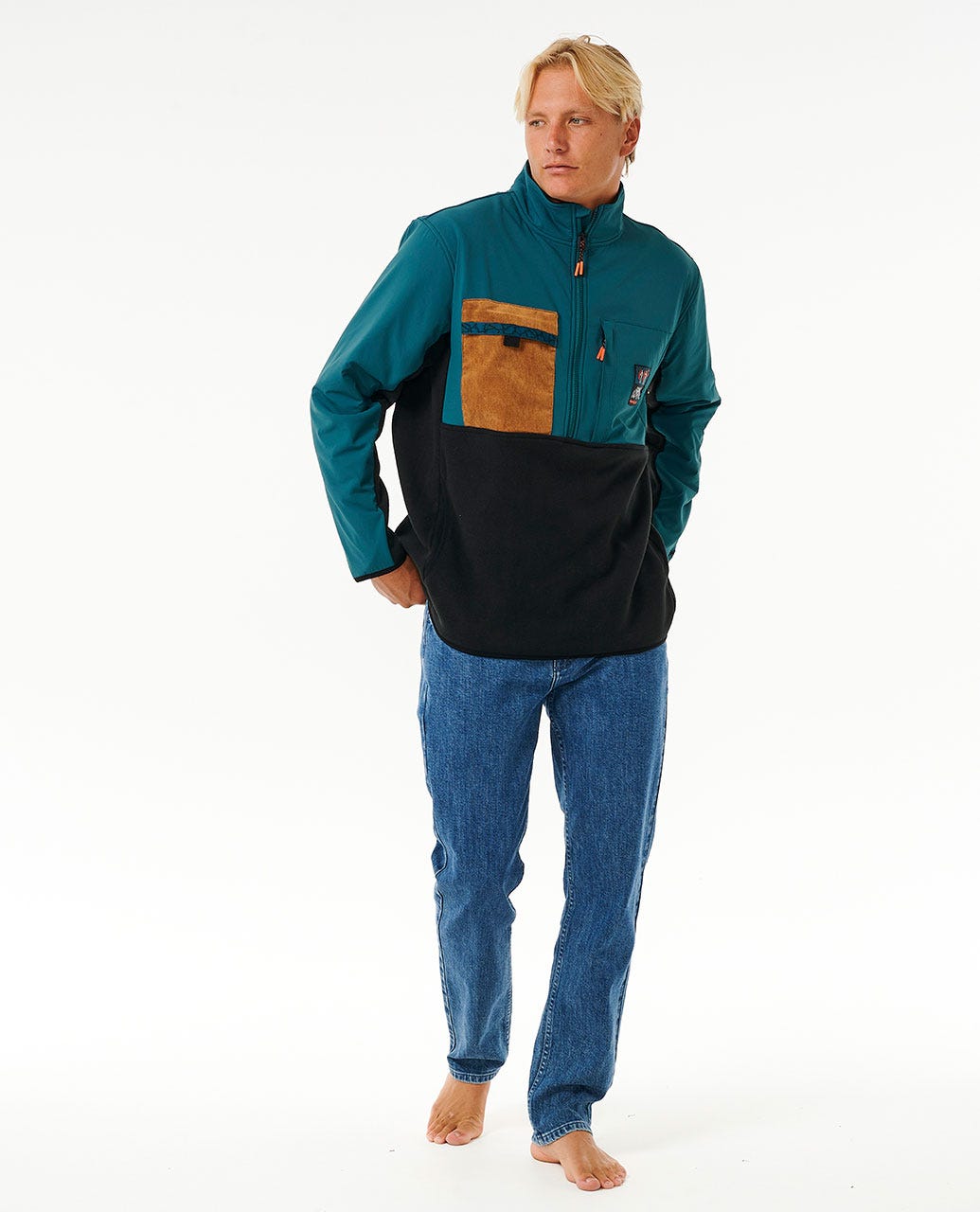 Anti-Series Journey 1/2 Zip Crew