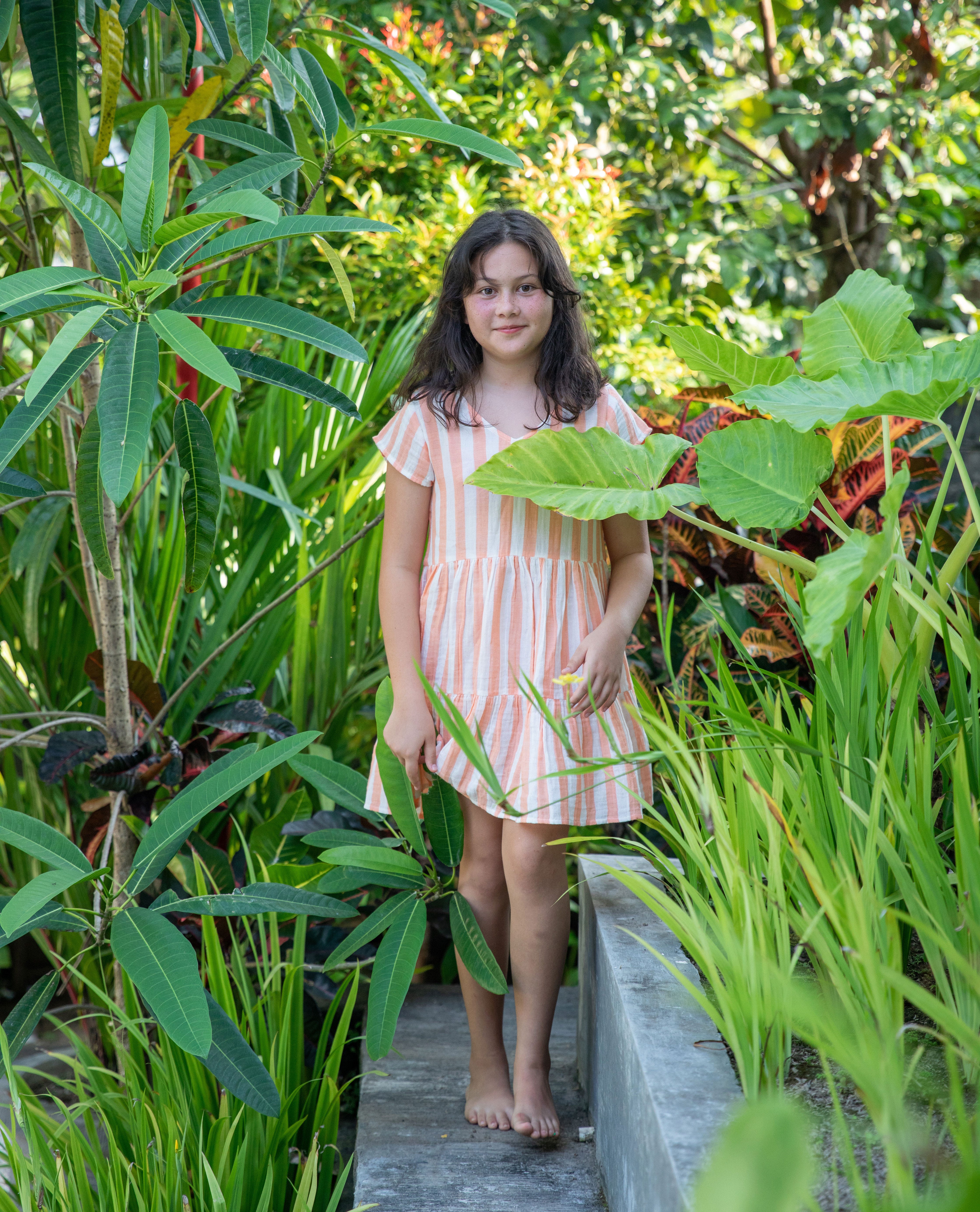 Premium Surf Stripe Dress - Girls (8-14 years)