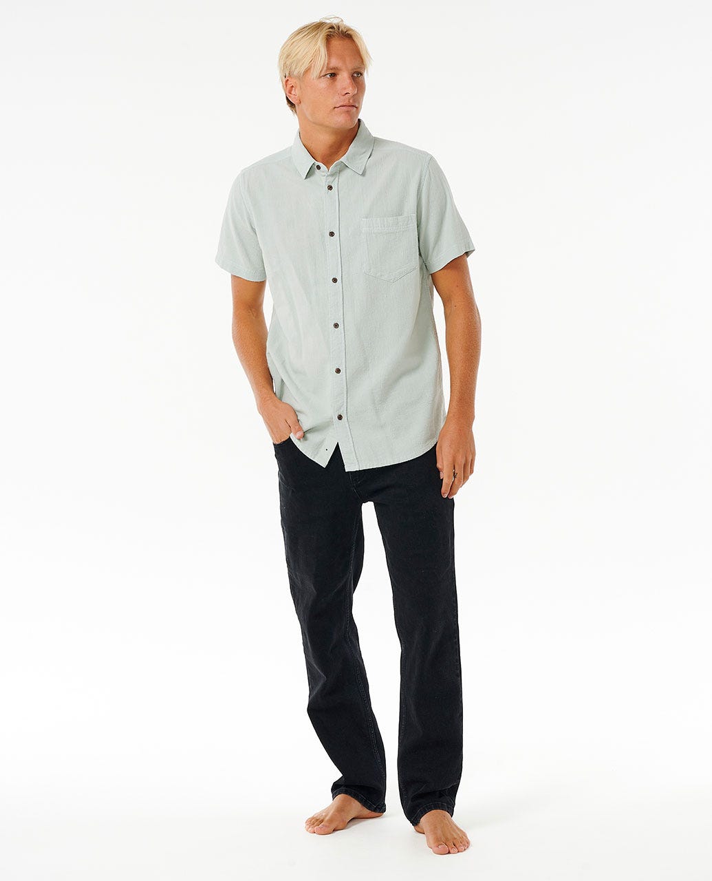 Washed Short Sleeve Shirt