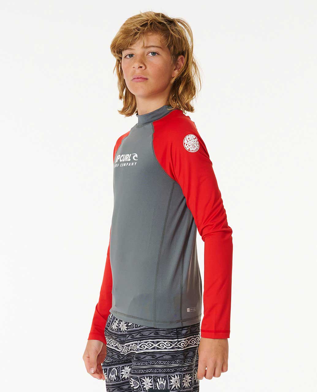 Shock UV Long Sleeve Rash Vest - Boys (8-16 years)