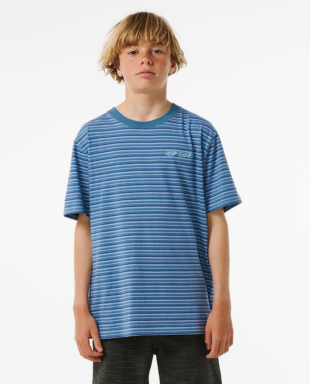 Shred Revival Stripe Tee - Boys (8-16 years)
