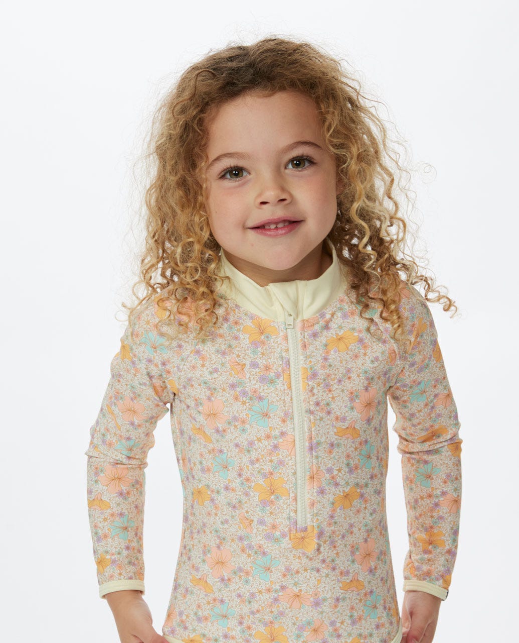 Crystal Long Sleeve Surf Suit - Girls (8-16 years)