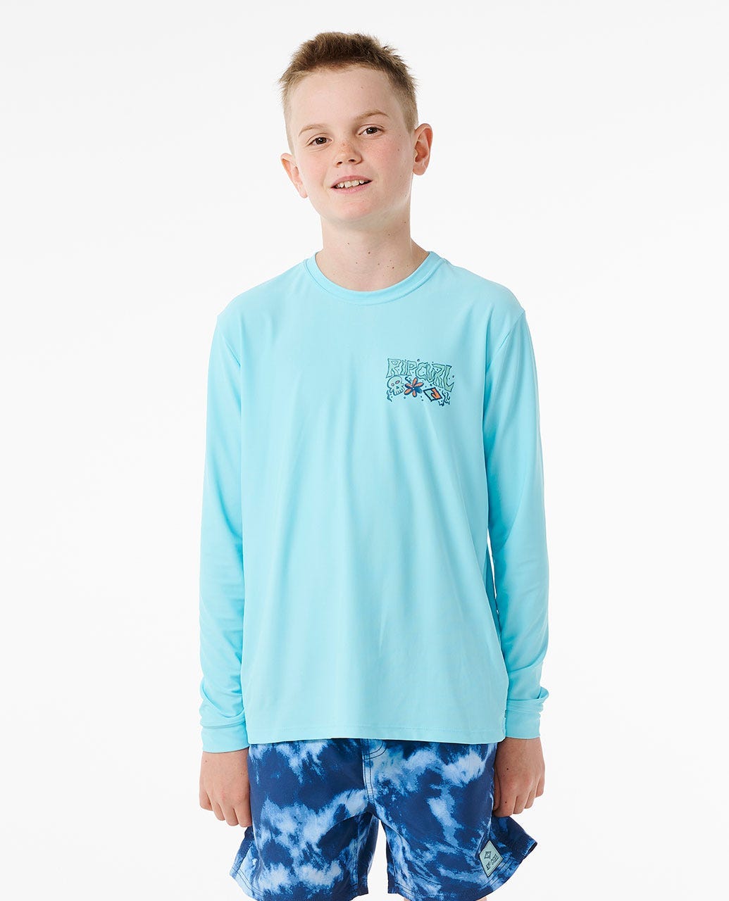 Pushin Daisies UPF Long Sleeve Rash Vest - Boys (8-16 years)