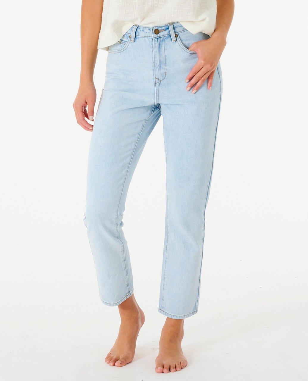 Marshall High Waisted Straight Leg Jean