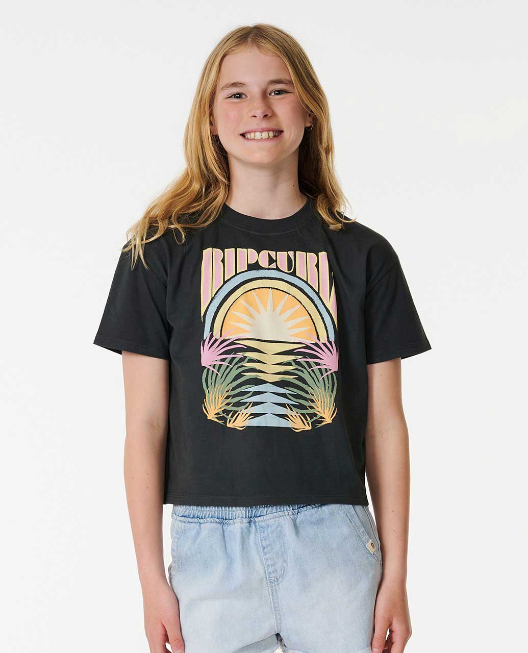 Glow Heritage Crop Tee - Girls (8-14 years)