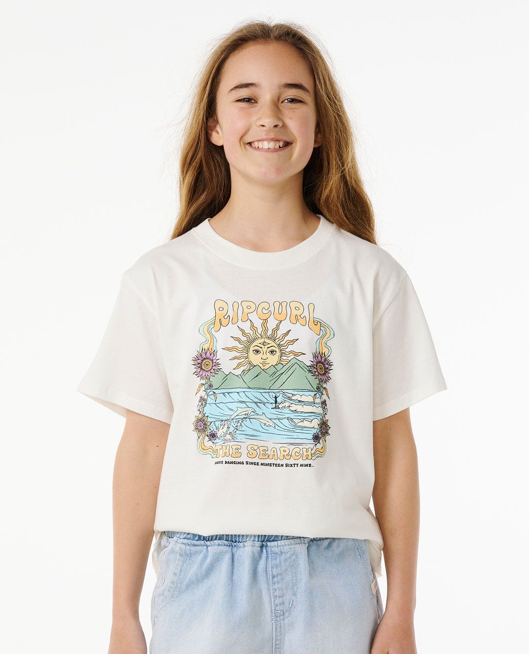 Hibiscus Heat Art Tee- Girls (8-14 years)