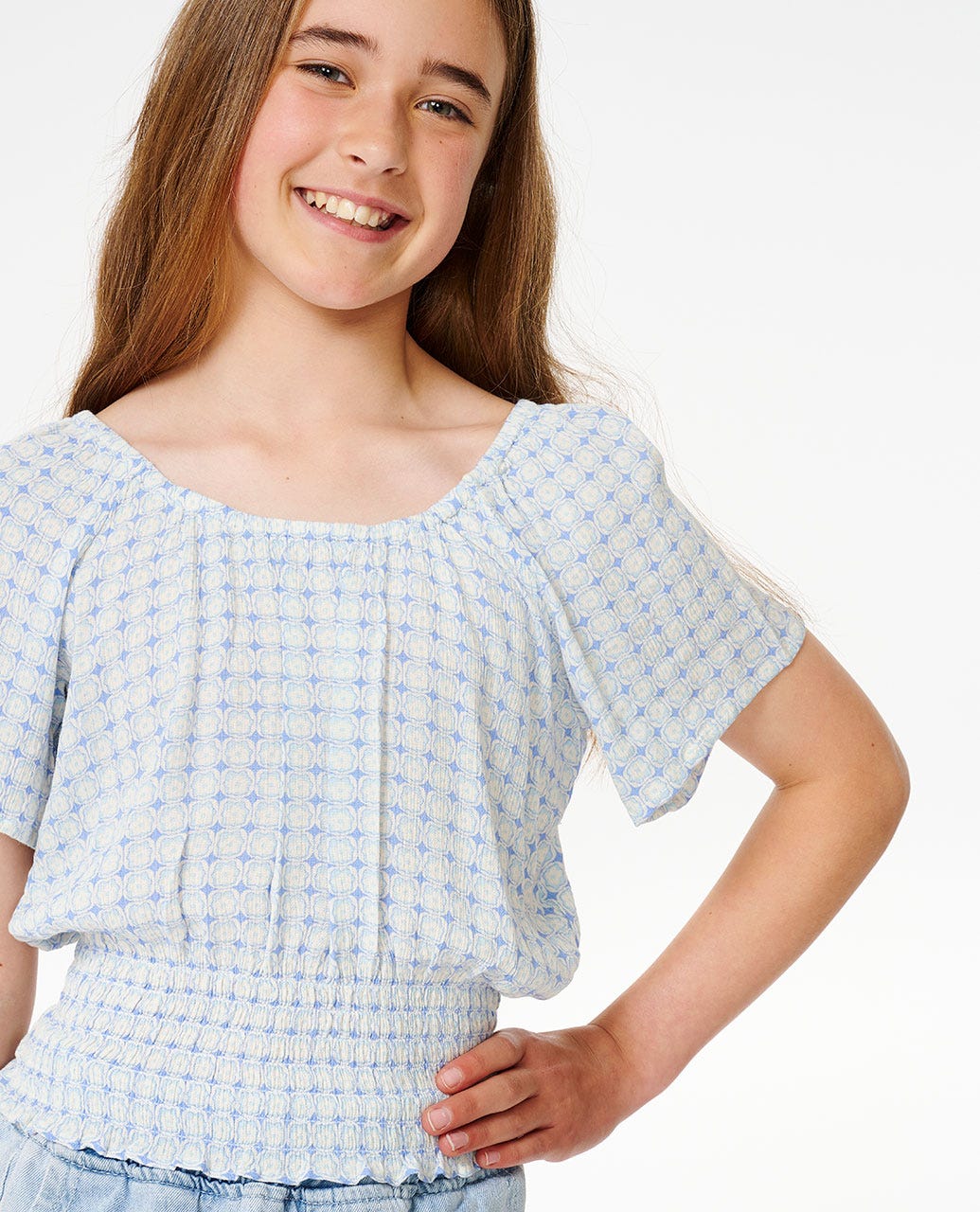 Sun Check Pretty Top - Girls (8-14 years)