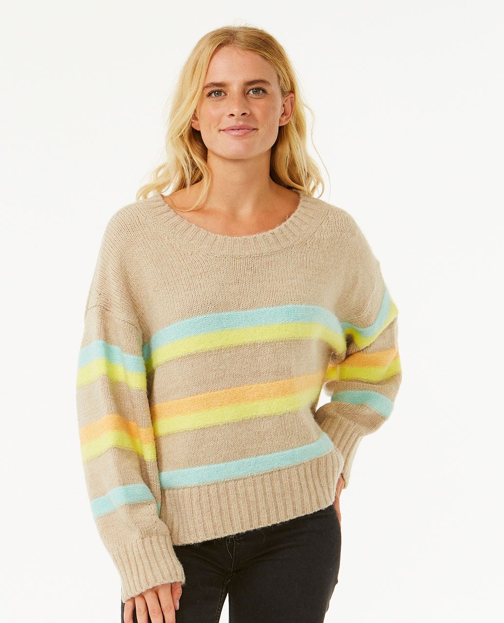 Sea Of Dreams Striped Sweater